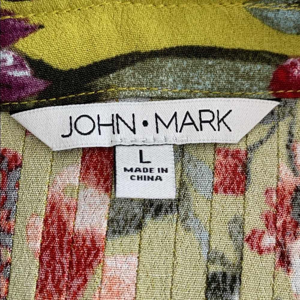 John Mark Multi Print Shirt Dress - Picture 14 of 16